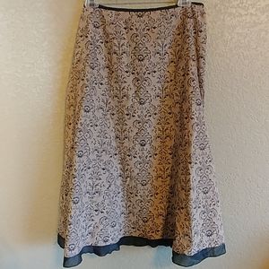 New Directions Long Corduroy Skirt
